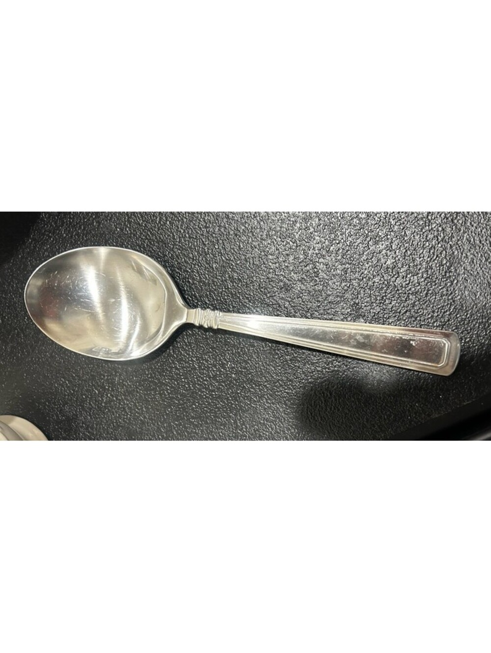 Longaberger Baskets Flatware Large Casserole Serving Spoon Stainless Steel
